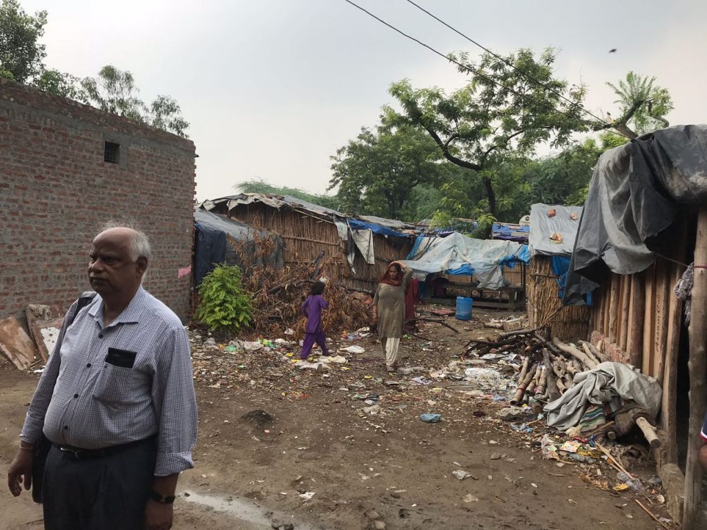 Pak Hindu Refugee camp locality in Delhi