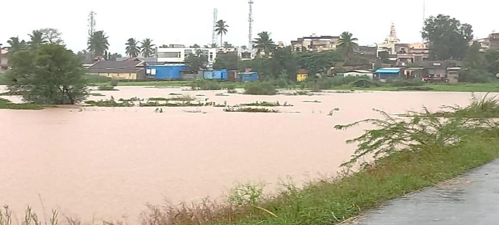 Flood affected areas in Akhiwat Block, Shirol District, Kolhapur, Maharashtra 2021